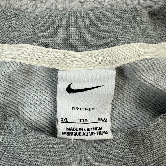 Clemson Tigers Sweatshirt Mens XXL Gray NCAA Nike Dri-FIT Standard Issue Crew - Picture 8 of 12